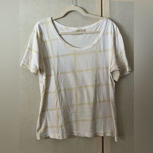 Gravel & Gold Striped Tee